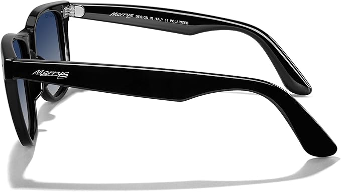 MERRY'S Classic Square Shape Polarized Sunglasses for Womens Mens Retro Designer UV400 Sun Glasses S6140