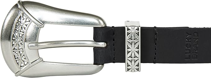 Lucky Brand Women's Western-Inspired Leather Belt | Classic | American Heritage | Casual | Vintage | Cowboy