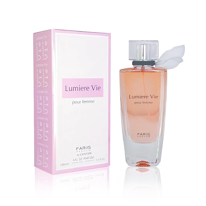 Lumiere Vie Iris & Vanilla Feminine Cologne Perfume 100ml Gourmand Floral Gift Fragrance Lasting Patchouli & Tonka Bean Eau de Parfum