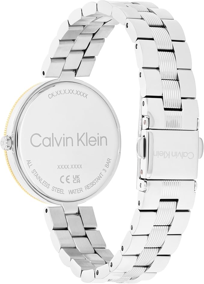 Calvin Klein Gleam - Women's 2H Quartz Watch Stainless Steel - Water Resistant 3 ATM/30 Meters - A Timeless Elegance for Her Everyday Lifestyle - 32 mm