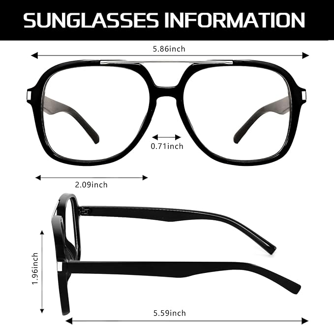Retro Aviator Sunglasses for Women Men 2026 Square Top Bar Sun Glasses Sunnies 70s Lightweight Shades