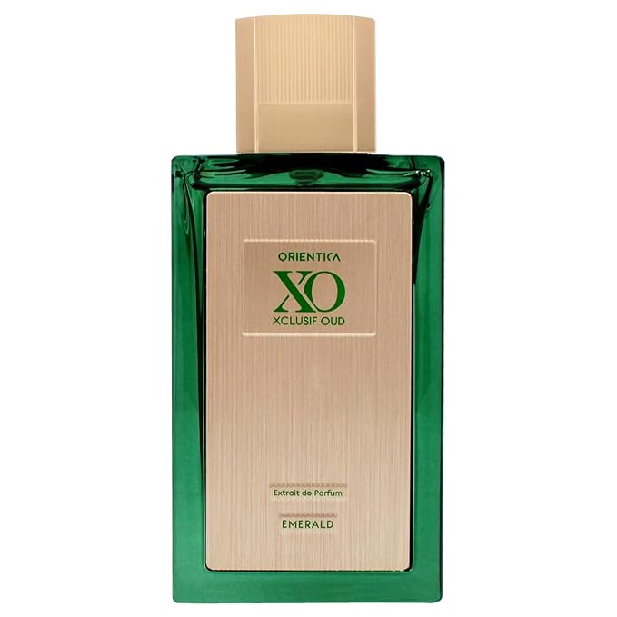 Orientica XO Xclusif Oud Emerald Extrait de Parfum – Fresh Aromatic, Bergamot, Ginger, Jasmine, Mint Leaves, Sandalwood, Musk, Amber, Oakmoss - Arabic Perfume for Men & Women – 2.0oz/60ml
