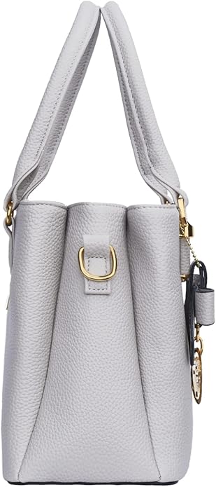 KKXIU 3 Zippered Compartments Purses and Handbags for Women Top Handle Satchel Shoulder Ladies Bags