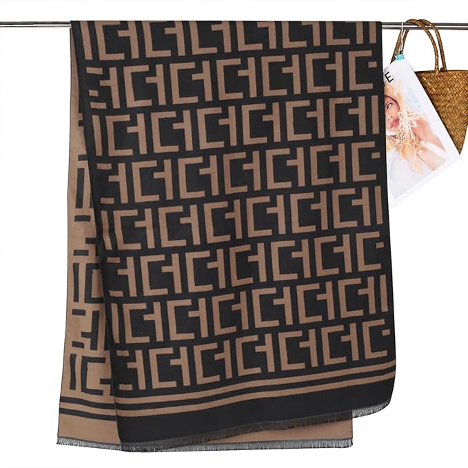 EXTREE Scarfs for Women Pashmina Silky Shawl Wrap for Evening Dressing Blanket Open Front Poncho Cape