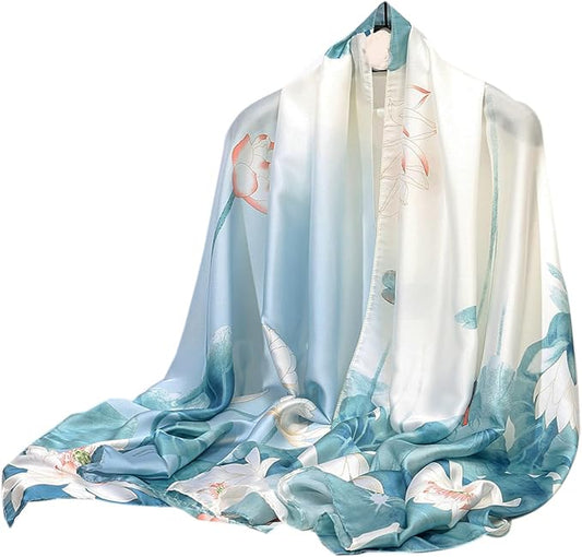 Shawl Scarf For Women Lightweight Scarves Floral Pattern Formal Evening Dressesformal Shawl Summer Wraps
