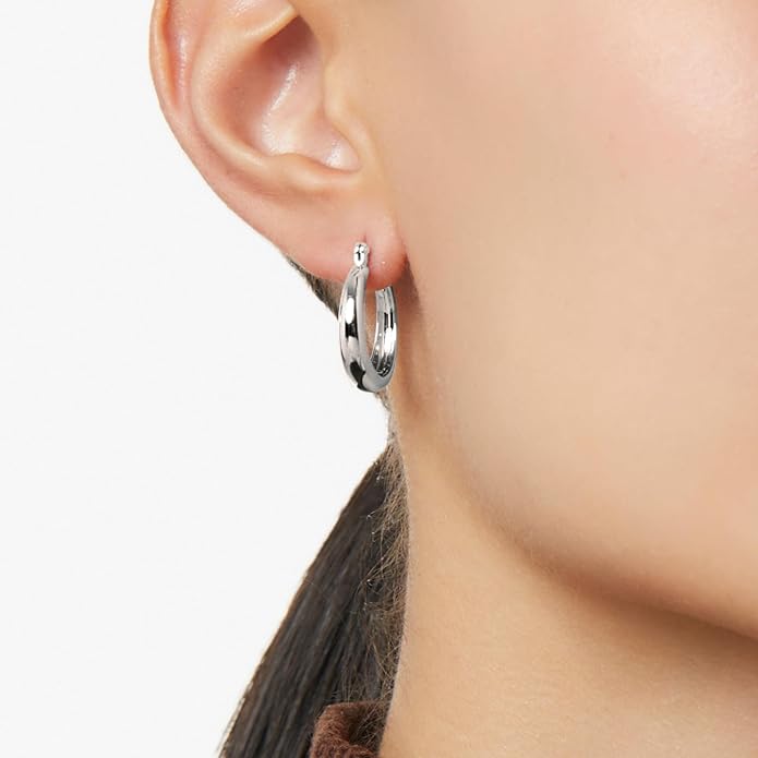 Ana Luisa Hoop Earrings for Women - 14K Gold Plated & Silver Rhodium Plated Assorted Earring Styles - Dainty, Small Gold Hoop Earrings - Hypoallergenic Tarnish-Free Jewelry - Gifts for Women