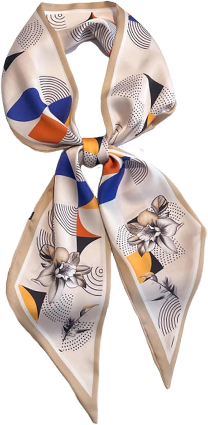 Hair Scarf for Women Silky Satin Headscarf Neck Scarves for Handbag Accessory