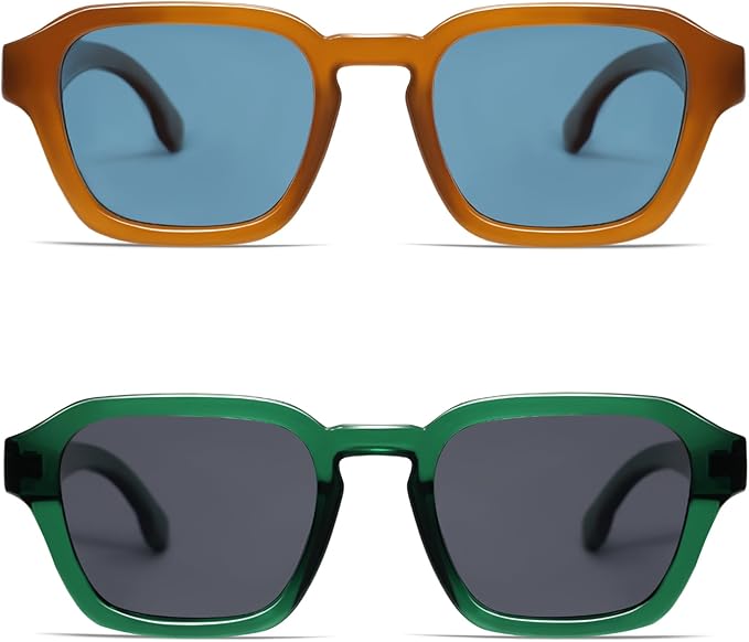 VANLINKER Retro Vintage Polarized Trendy Small Square Sunglasses for Women Men 2025 Fashion Shades VL9858