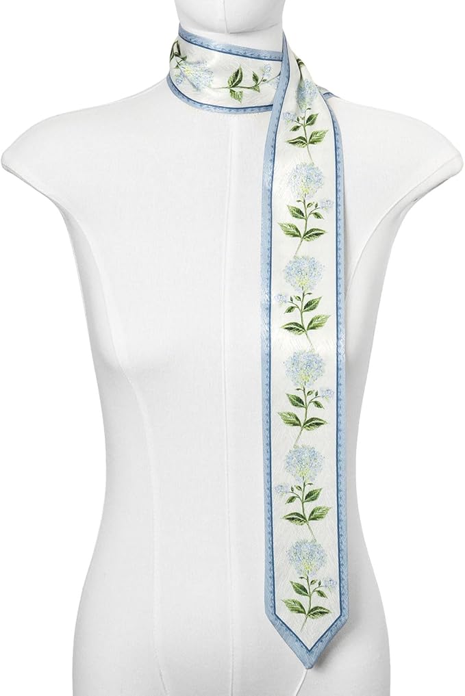 1 Pack Purse Scarf Handbags Skinny Twill Hair Scarves Narrow Neck Scarf Band Women Fashion Accessories Bag Charms