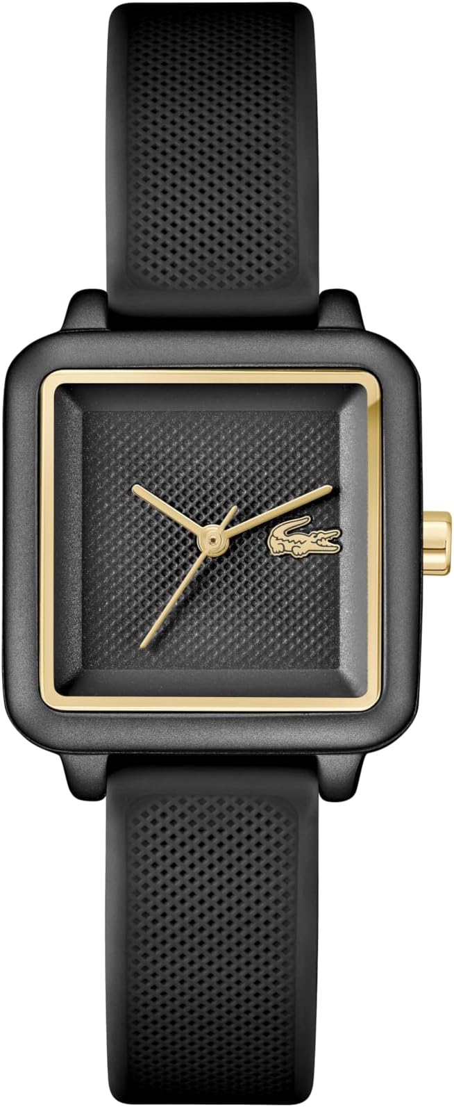 Lacoste.12.12 Flow Women's 3H Quartz Watch - Slim Silicone Strap - Square Case - Water Resistant up to 3ATM/30 Meters - Minimalist Elegance for Her - 26mm