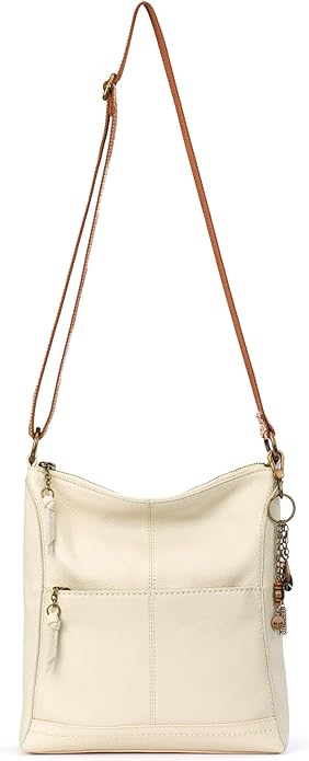The Sak Lucia Crossbody Bag in Leather, Convertible Purse with Adjustable Strap