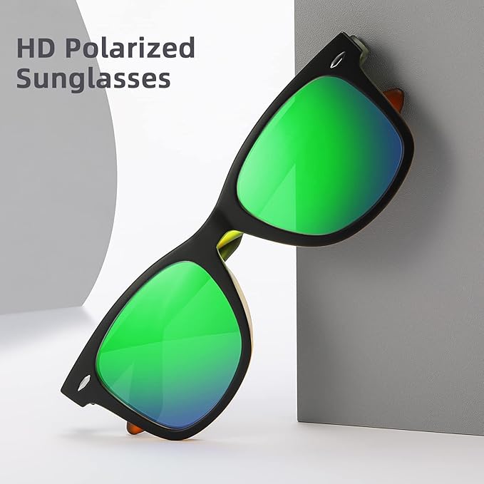 MEETSUN Polarized Sunglasses for Women Men Classic Retro Square Frame Driving Sun Glasses UV Protection