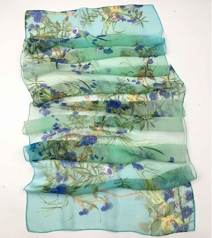 Xyueanlo Scarfs for Women Lightweight Scarves Fashion Print Floral Pattern Scarf Shawls