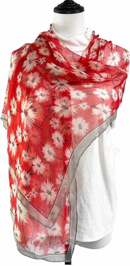 Xyueanlo Scarfs for Women Lightweight Fashion Floral Printed Scarves Neck Scarf Sunscreen Wraps Shawls