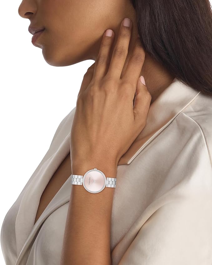 Calvin Klein Gleam - Women's 2H Quartz Watch Stainless Steel - Water Resistant 3 ATM/30 Meters - A Timeless Elegance for Her Everyday Lifestyle - 32 mm