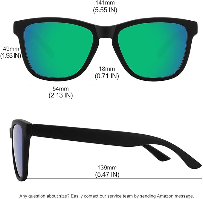 MEETSUN Polarized Sunglasses for Women Men Trendy Classic Retro Designer Style