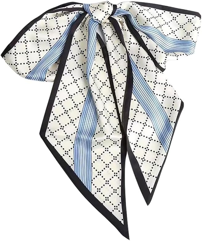 Livrerpi Silk Feeling Head Scarf Fashion Satin Hair Scarf Square Long Scarves for Women Gifts
