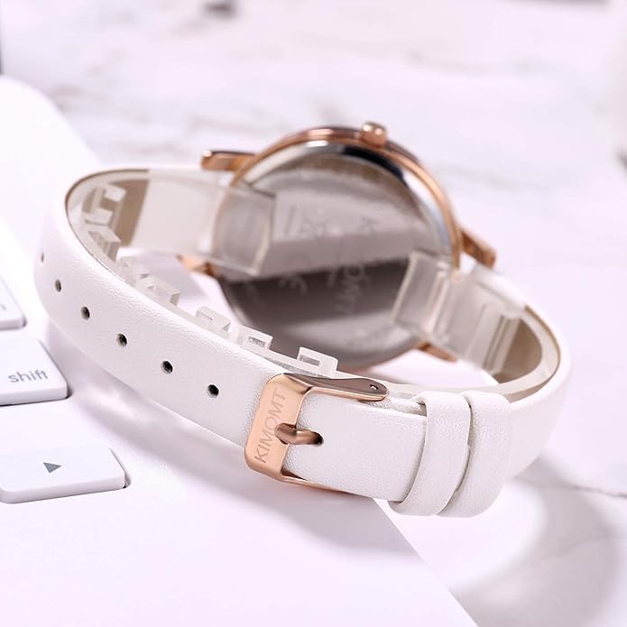 Women's Watches Leather Band Luxury Quartz Watches Waterproof Fashion Creative Wristwatch for Women Ladies