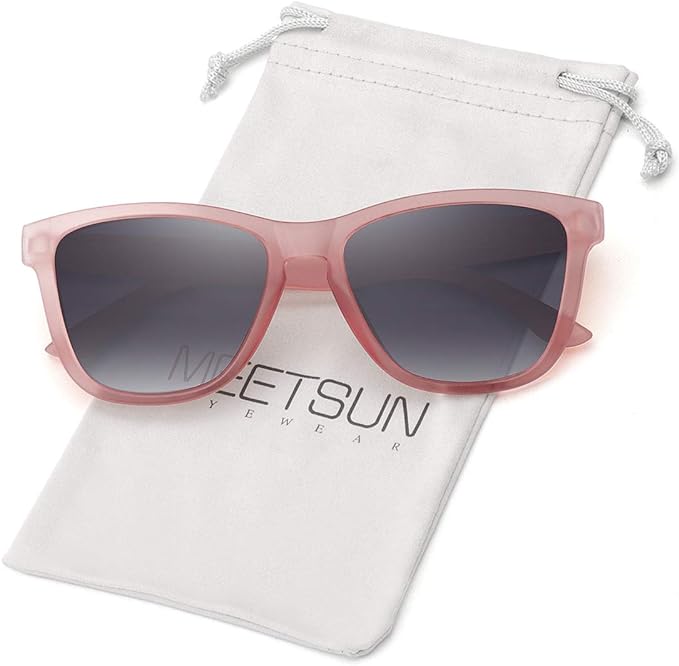 MEETSUN Polarized Sunglasses for Women Men Trendy Classic Retro Designer Style