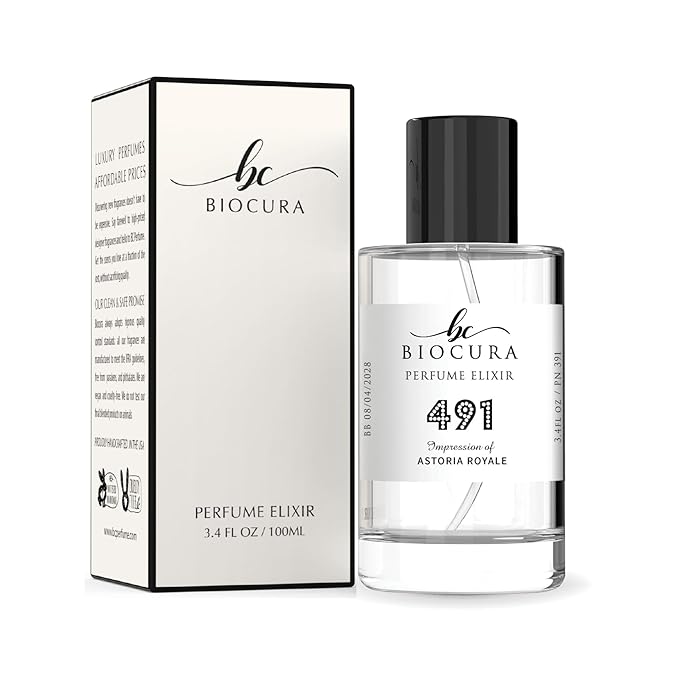 BC Perfume 491 Inspired by Bold Numbers Astoria Royale For Women & Men Replica Fragrance Dupes Eau de Parfum Spray Bottle 3.4 Fl Oz/100ml