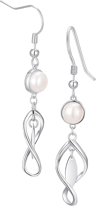 925 Sterling Silver Hooks Small Dangle Drop Earrings for Women Light Weight Tricolor Subtlety Small Fashion Dainty Perfect Jewelry for Gifts hypoallergenic Elegant Classical
