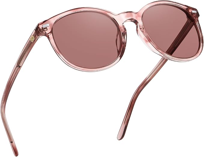 DUCO Polarized Sunglasses for Women Retro Round Women's Sunglasses Classic Vintage UV400 Shades DC1230