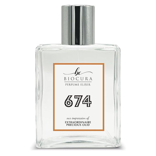 BC Perfume 674 Inspired by Extraordinaire Precious Oud For Women Replica Fragrance Dupes Eau de Parfum Spray Bottle 3.4 Fl Oz/100ml-X1