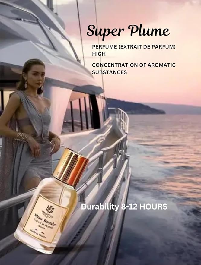 PREparfume From France Fleur Royale for Women 30ml – Elegant Fruity Floral Scent From France – Luxury Fragrance with Jasmine, Lychee – Long Lasting Perfume With Musk and Woody Notes