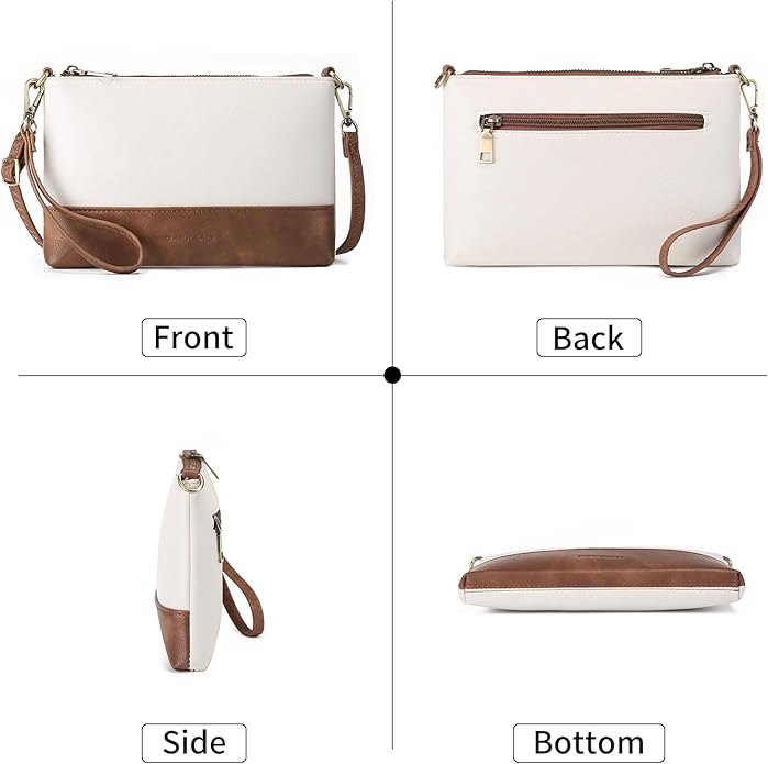 GAEKEAO Wristlet Wallet Clutch Purses For Women Small Crossbody Bag Cell Phone Wallet Purse Shoulder Handbag with Card Slots