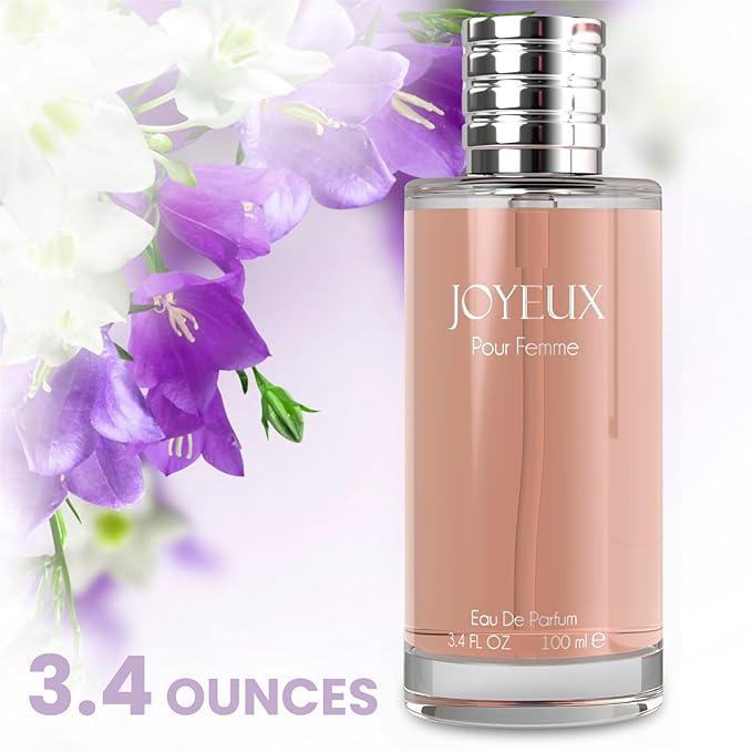 Perfume for Women – INSPIRED by A WORLD RENOWED WOMEN'S PERFUME – Bergamot, Jasmine, Musk, Patchouli – Fresh, Feminine, Soft, Long-Lasting Eau De Parfum 100ml (3.4 fl oz)
