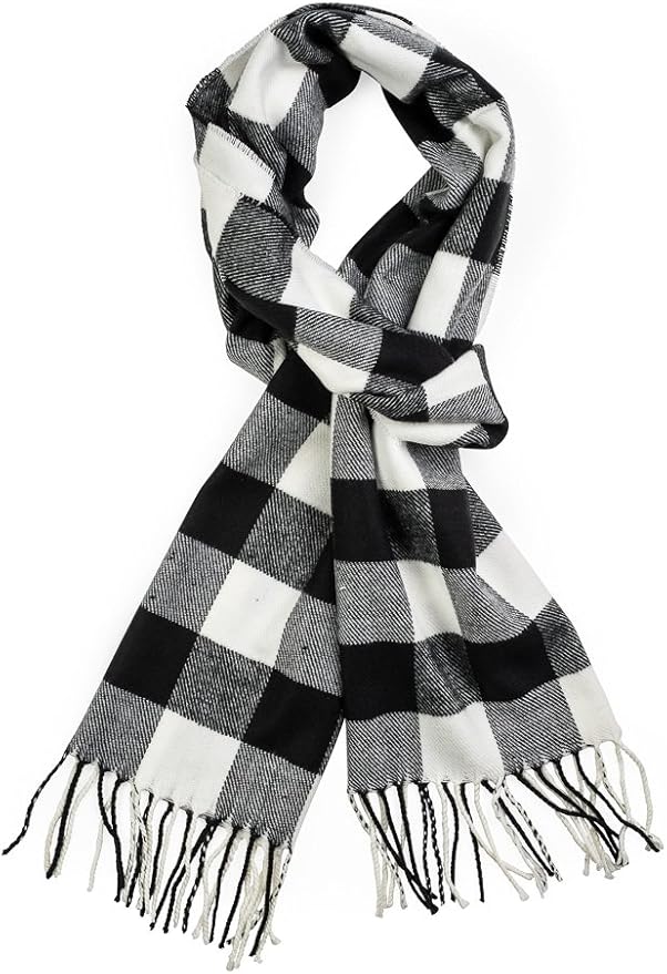 Plum Feathers Super Soft Luxurious Cashmere Feel unisex for Men and Women Winter Scarf