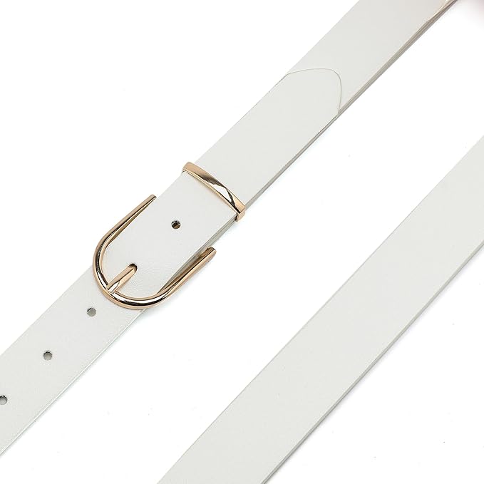 Earnda Women's Faux Leather Chic Belt for Ladies Jeans