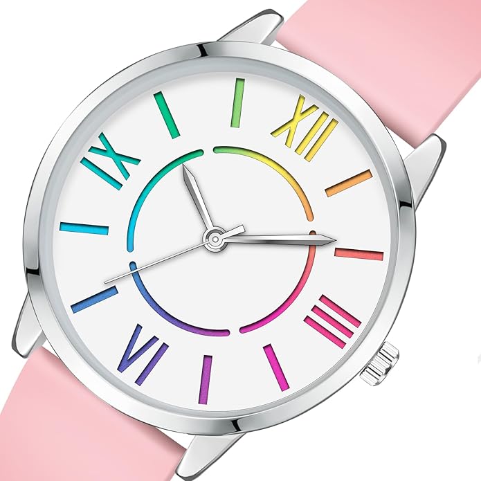 Bisley Women Watch Colorful Dial Easy to Read Waterproof Watch