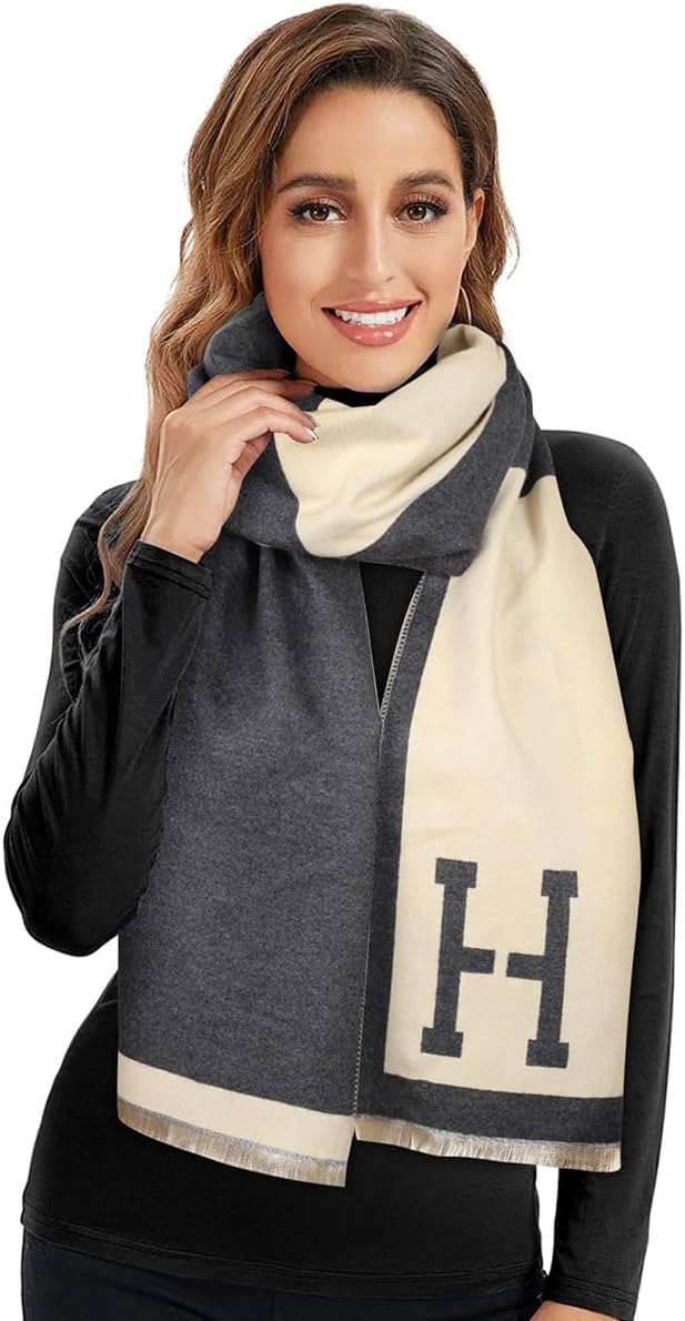 EXTREE Scarfs for Women Pashmina Silky Shawl Wrap for Evening Dressing Blanket Open Front Poncho Cape