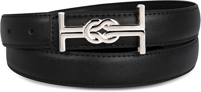 Relang Women's Belts with Gold Buckle, Fashion Waist Band, Elegant Ladies' Belt, Gift for Women
