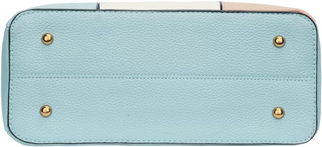 KKXIU 3 Zippered Compartments Purses and Handbags for Women Top Handle Satchel Shoulder Ladies Bags