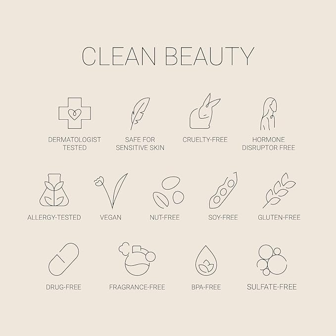 No Makeup Makeup Long-Lasting Lightweight Foundation & Brush Duo | Cruelty-Free, Fragrance-Free, Buildable, Transfer-Proof Makeup (Light Medium)