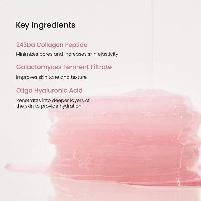 BIODANCE Collagen Pink Glow Trio: Collagen Real Deep Mask & Toner Pads & Peptide Serum for Plumping Hydration, Firming, Korean Skin Care, Gifts for women, Skin Care Set