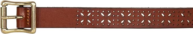 Eddie Bauer Women's Casual Leather Belts with Durable Metal Buckle