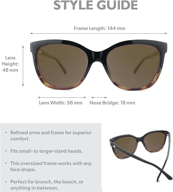 Knockaround Deja Views Polarized Sunglasses for Women & Men - Trendy Sunglasses - UV400 Protection