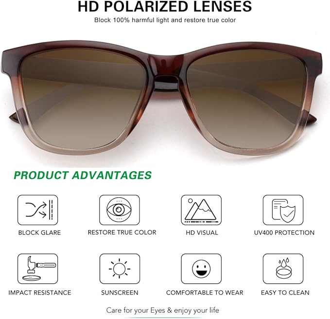 MEETSUN Polarized Sunglasses for Women Men Trendy Classic Retro Designer Style