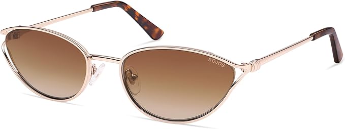 SOJOS Trendy Oval Polarized Sunglasses for Women,Retro 90s Cat Eye Shades SJ1254