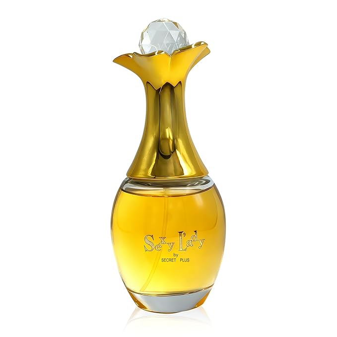 SEXY LADY-SECRET PLUS EDP Perfume for Women, Grapefruit & Jasmine Scent, Long Lasting Floral Fragrance, Cologne for Daily Use, 3.4 Fl Oz