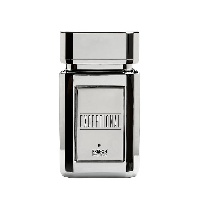 French Factor Exceptional Eau de Parfum for Men | 90ml Long-Lasting Woody Floral Chypre Fragrance with Patchouli, Cedarwood, Oak Moss, Bergamot, Amber, Leather & Musk
