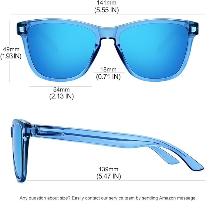 MEETSUN Polarized Sunglasses for Women Men Trendy Classic Retro Designer Style