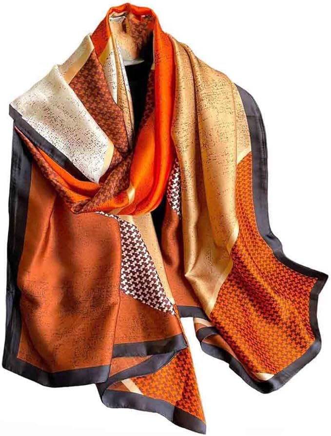Xyueanlo Scarfs for Women Lightweight Scarves Fashion Print Floral Pattern Head Scarf Wraps Shawls