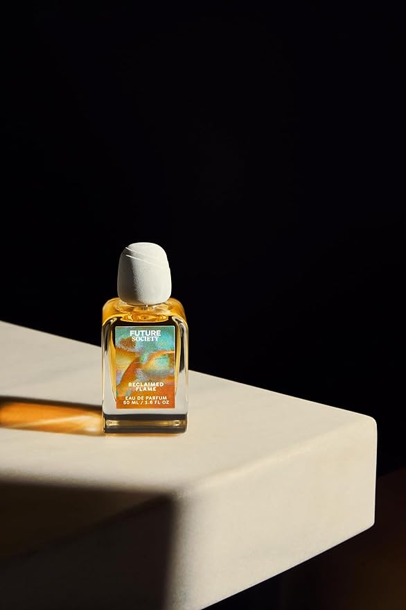 Future Society Reclaimed Flame Perfume - Rich Citrus Eau de Parfum with Notes of Bergamot, Grapefruit & Eucalyptus - Luxury Perfume Inspired by Africa's Wildflower - Modern Unisex Fragrance - 50ml