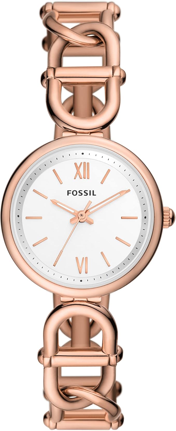Fossil Women's Carlie Quartz Stainless Steel Three-Hand Watch