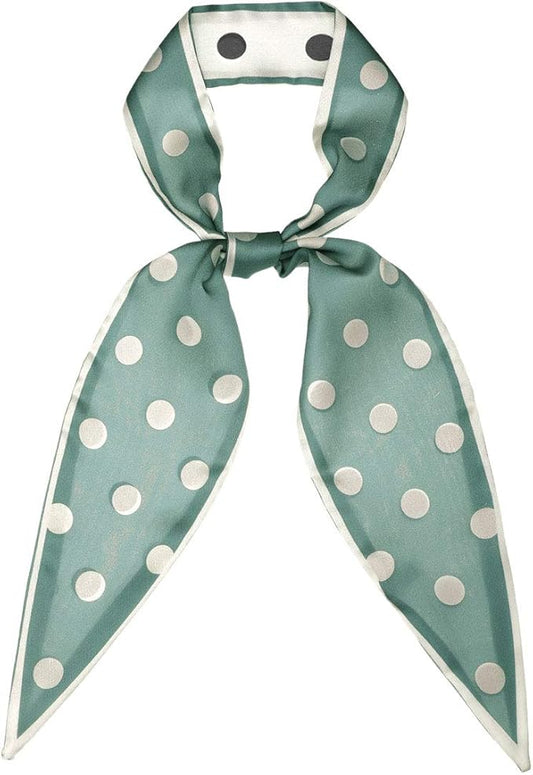 Allegra K Chic Polka Dots Women Neckerchief Skinny Scarves Hair Band Ribbon for Bag Accessory