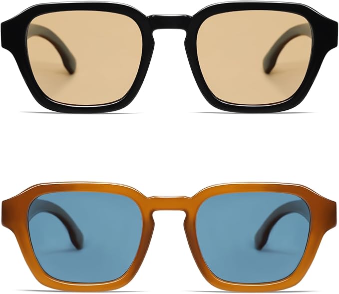 VANLINKER Retro Vintage Polarized Trendy Small Square Sunglasses for Women Men 2025 Fashion Shades VL9858